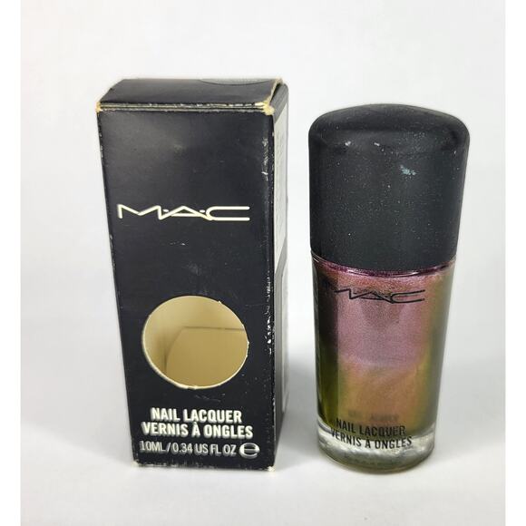 MAC Nail Lacquer "Toast of the Town" Glitter Holographic Rainbow Shimmer - Picture 1 of 9
